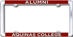 Aquinas College Alumni Thin Dome License Plate Frame