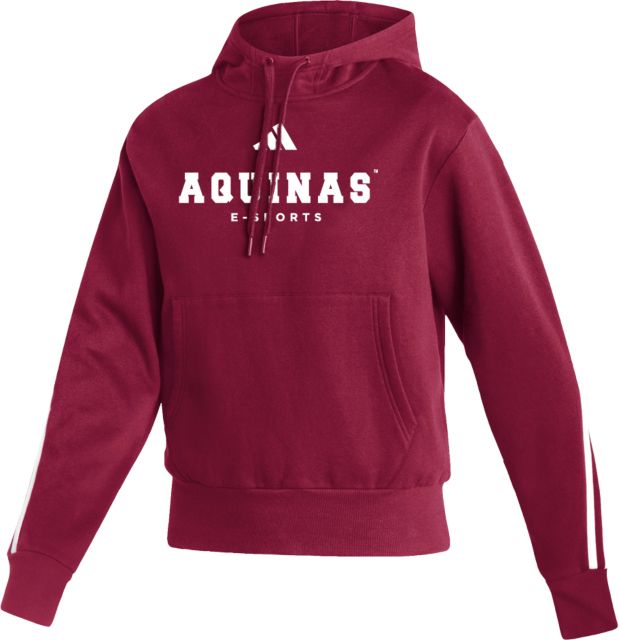 Aquinas College Adidas Collegiate Burgundy Pullover Hood Aquinas E Sports - Adidas - ONLINE ONLY